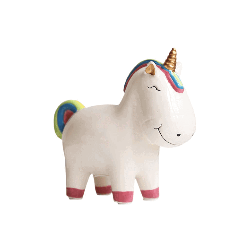 Spardose Einhorn Keramik